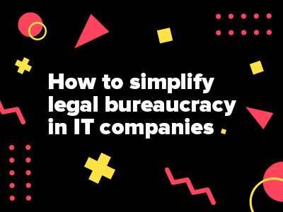 Speaking at the XI Russian Digital Week: How to simplify legal bureaucracy in IT companies